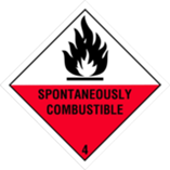 Class 4 Spontaneously Combustible